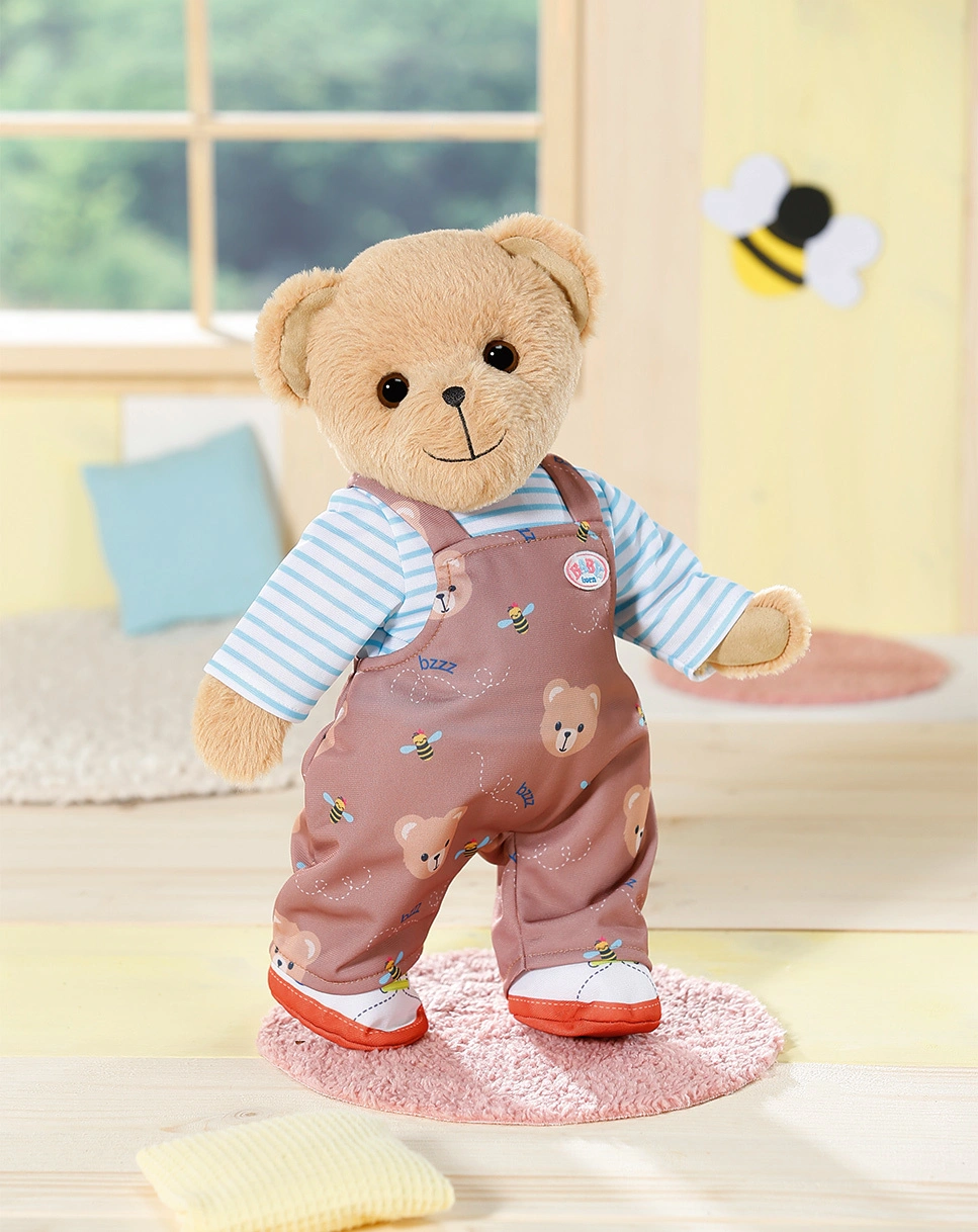 BABY born® Puppenkleidung BÄRENANZUG in braun/blau