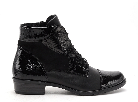 Remonte boots bottine plates femme d6882 noir