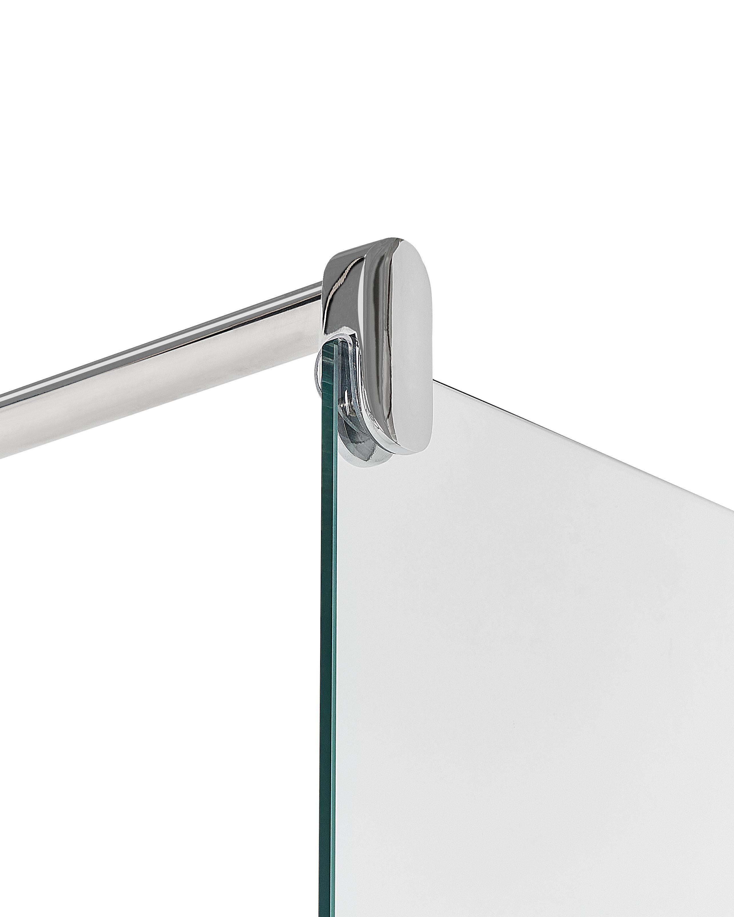 Douchescherm AHAUS 100 x 190 cm Zilver