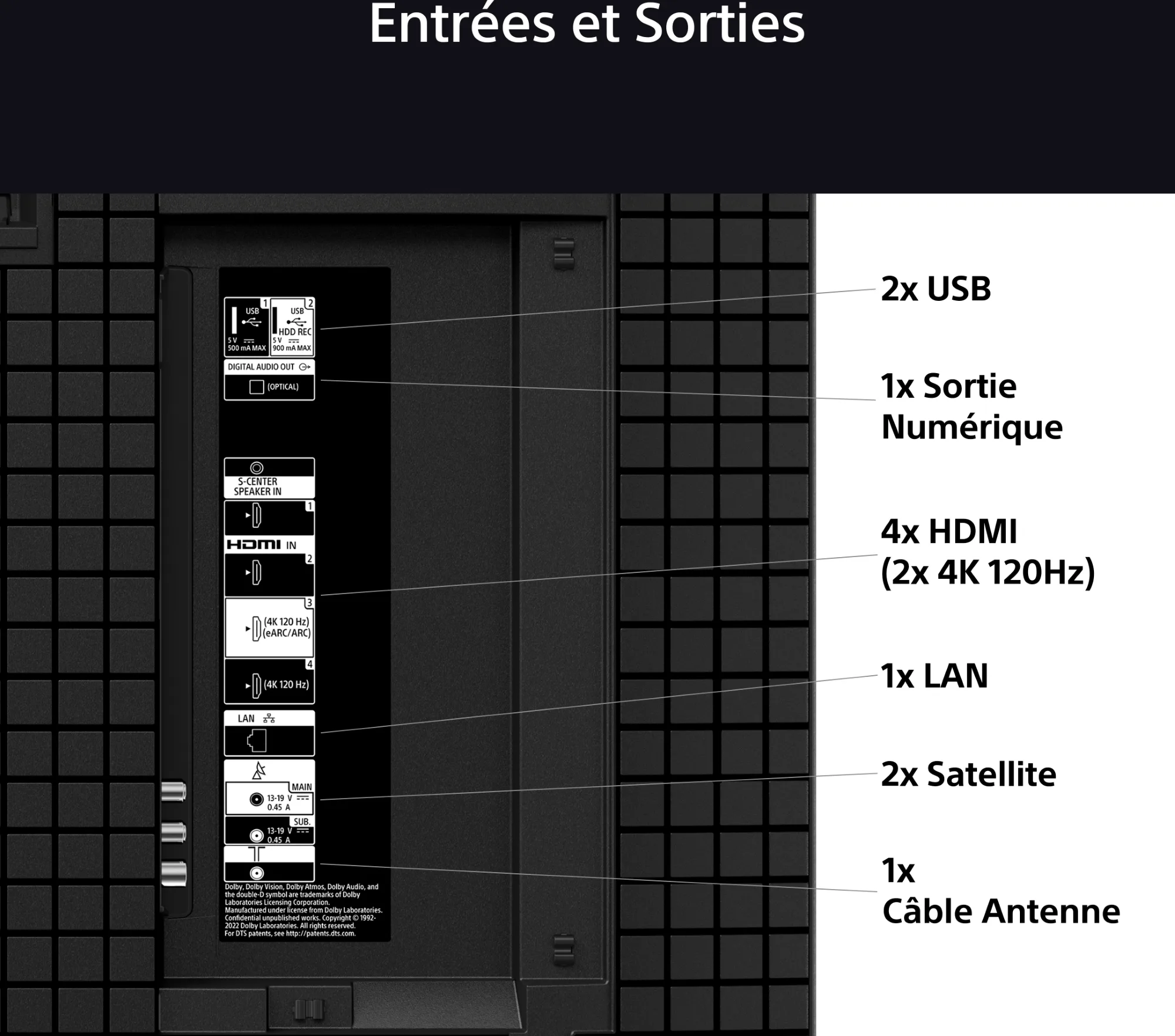 Sony 65 BRAVIA 8 (65XR80) TV OLED