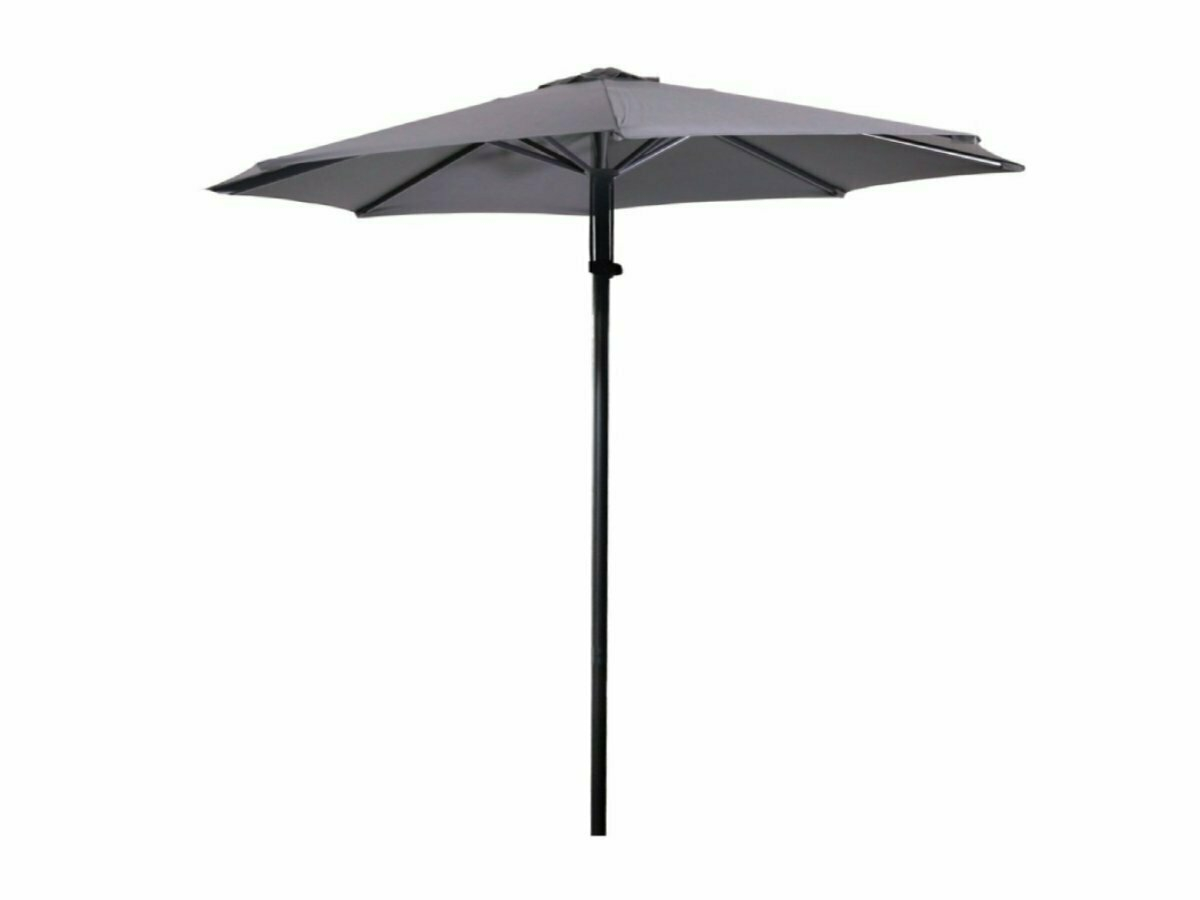 Lesli Living Libra 300 cm push-up parasol - Grey
