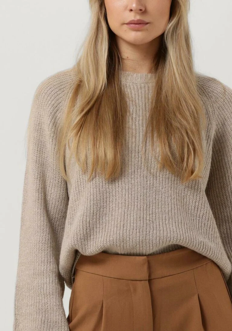 MODSTR\u00D6M beige modstr&ouml;m trui borg o-neck
