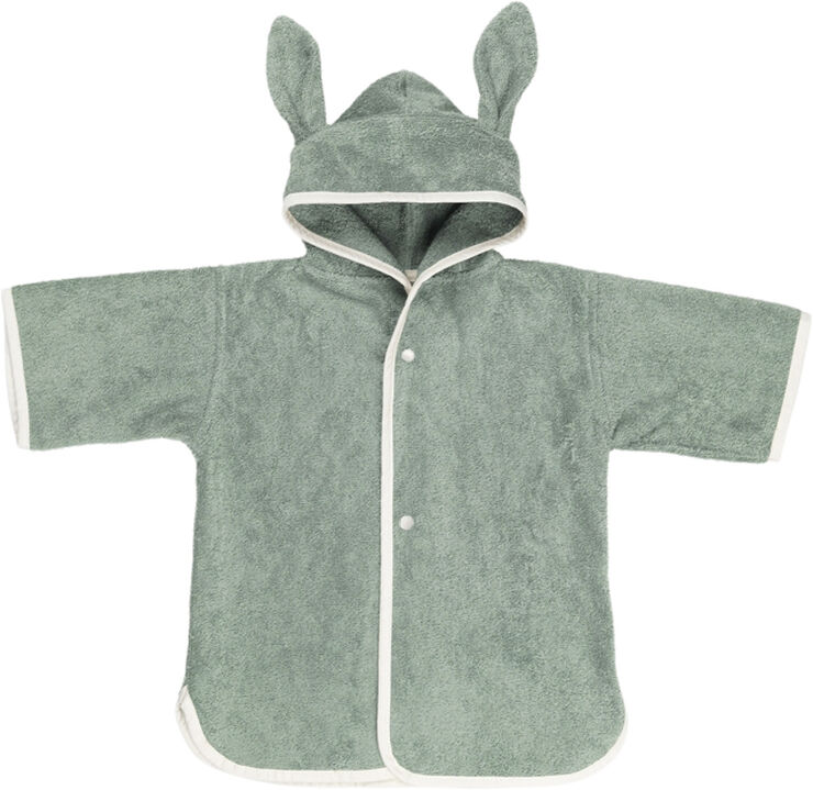 Fabelab Poncho-robe - Baby - Bunny - Eucalyptus Eucalyptus