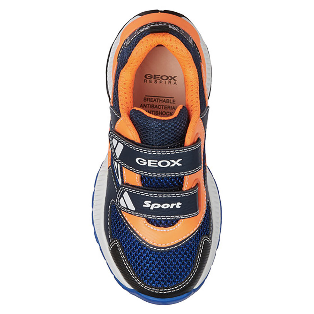 Geox Baskets Tuono marine/orange fluo