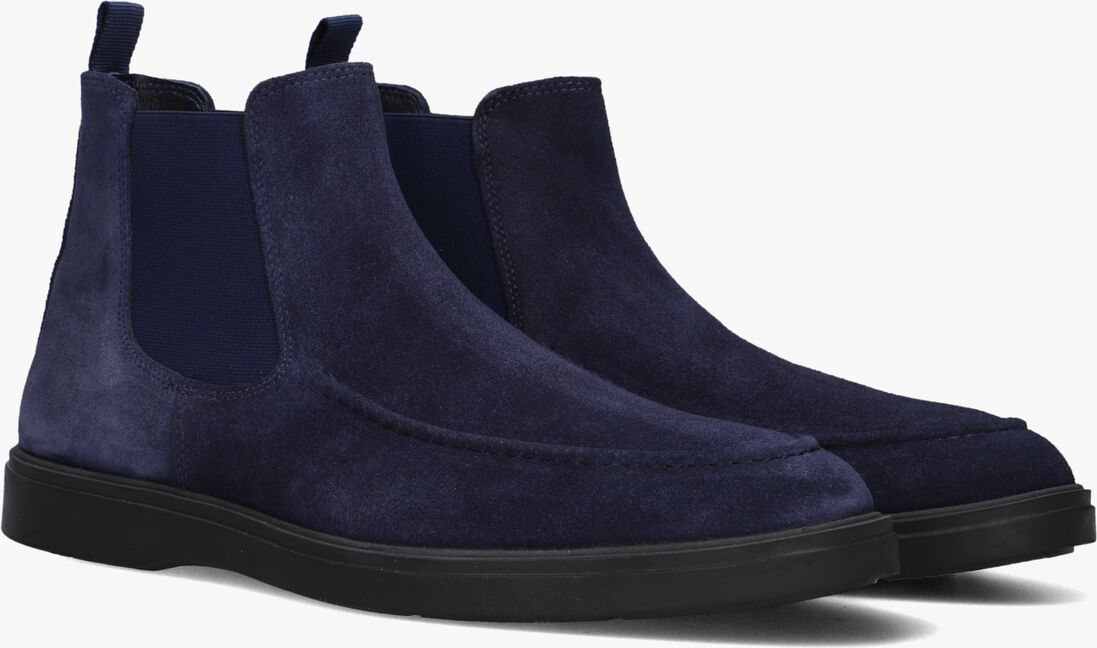 blauwe stefano lauran chelsea boots 24859