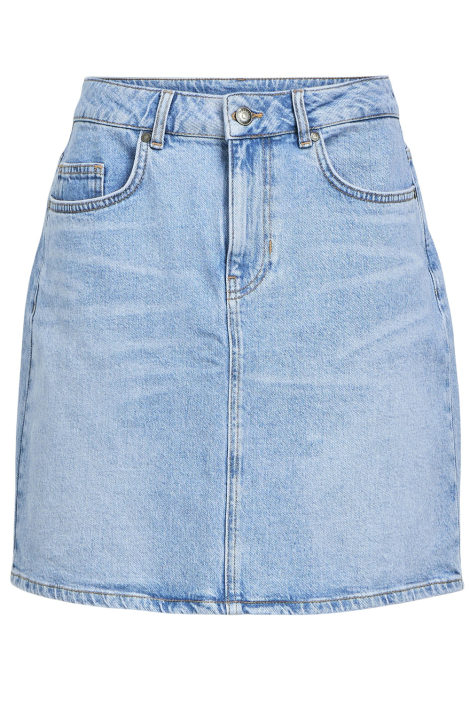 Object blauwe dames rok