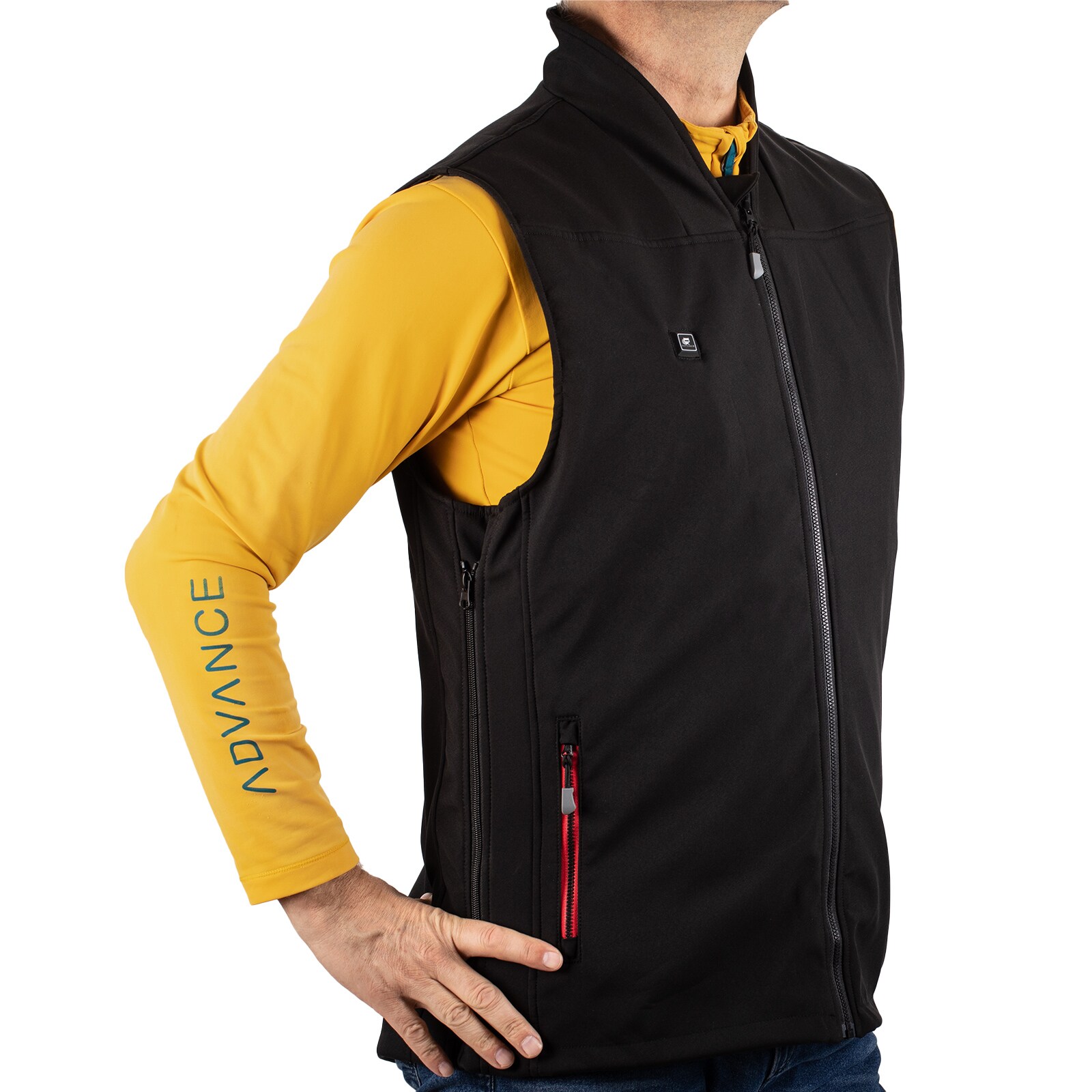 OUTCHAIR Heizweste Powerbank Warm Me Wärme Weste Beheizbar Beheizt Fleece Herren Größe: L/XL