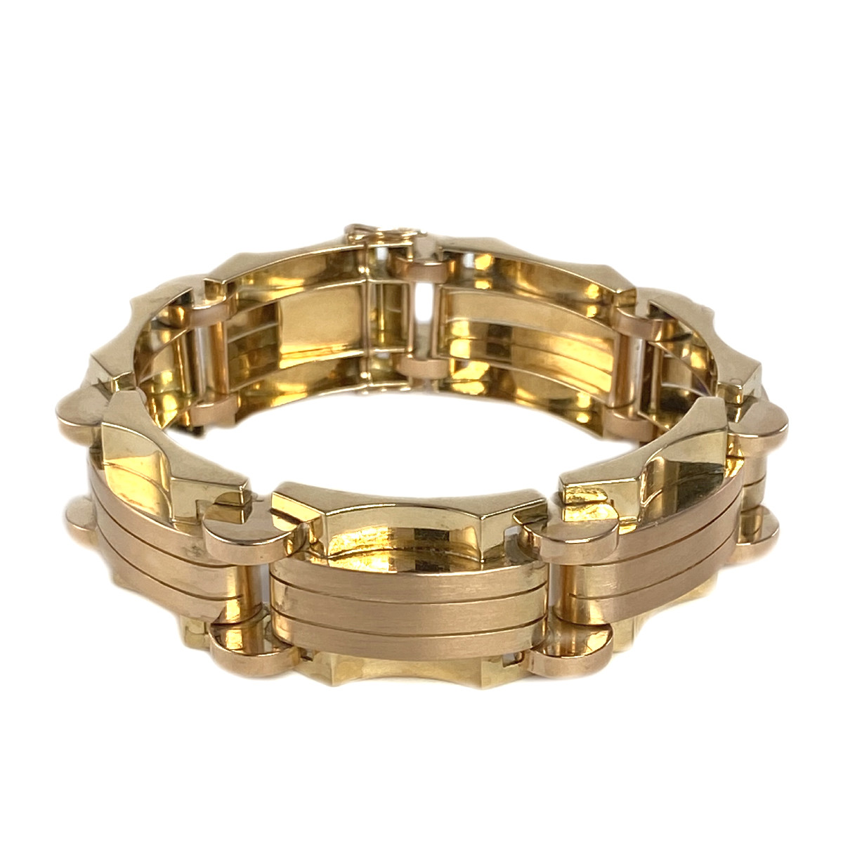 Bracelet d'occasion 2 ors 750 19,5 cm