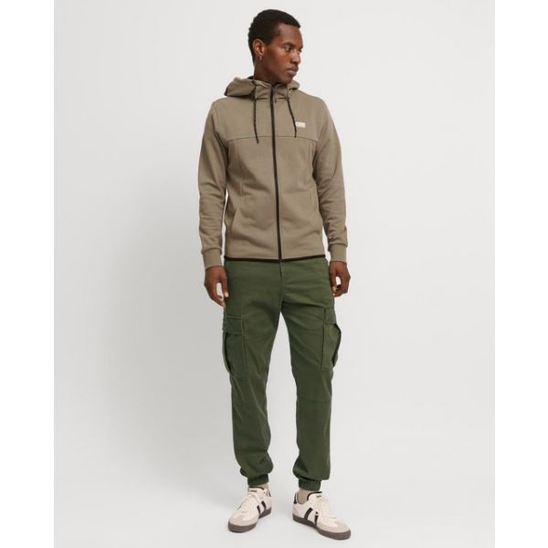 Jack & Jones Calça Cargo Kane Jonnie Cuffed Olive Night 34