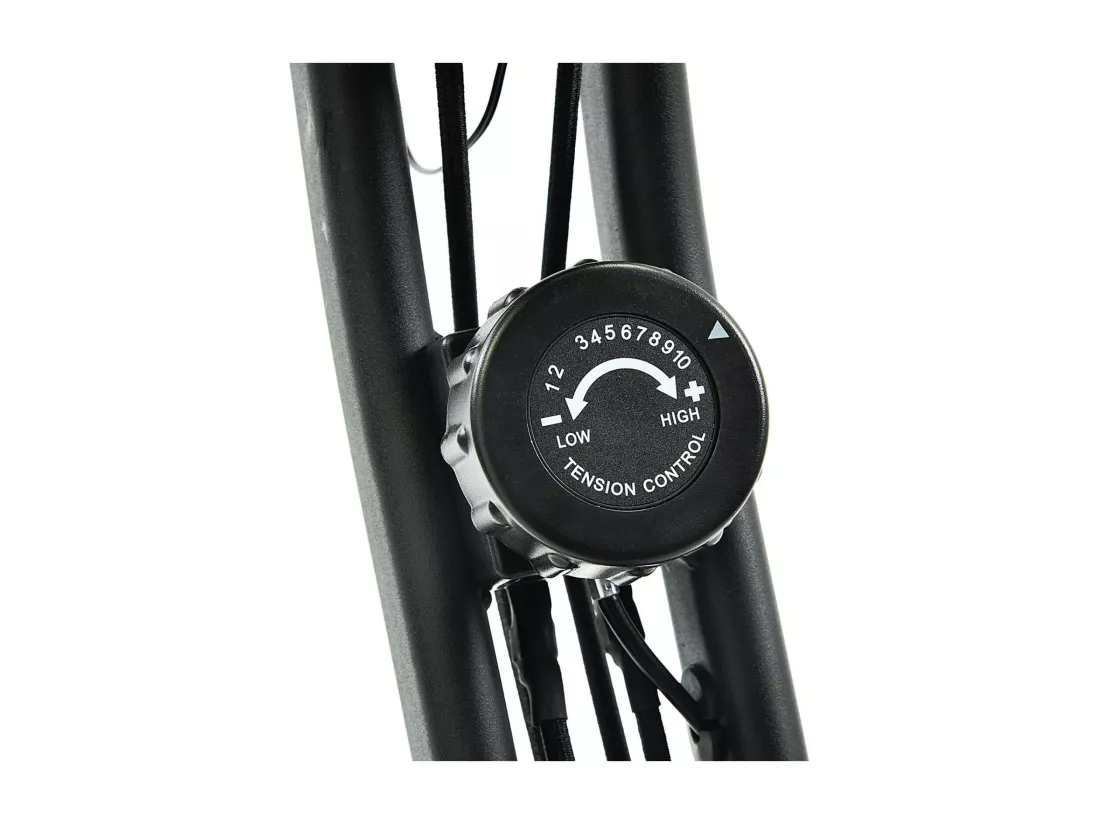 Vélo de fitness pliable magnétique, avec écran LCD, 10 niveaux de résistance magnétique, charge max 120kg