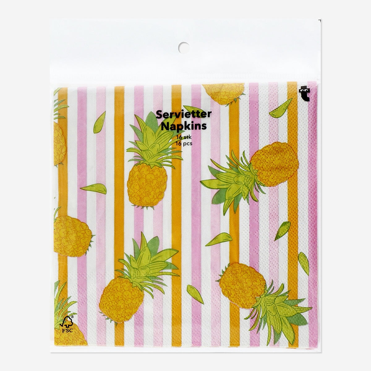 Ananas-servietter - 16 stk