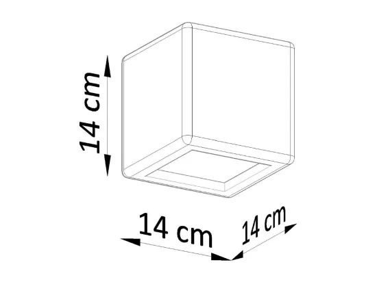 Sollux NESTA Up & Down Applique en plâtre Blanc E27