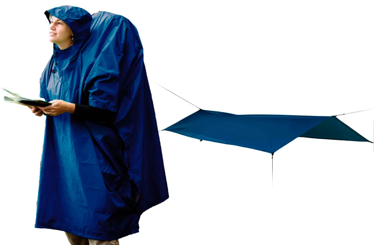 Sea To Summit Nylon Tarp Poncho Blue