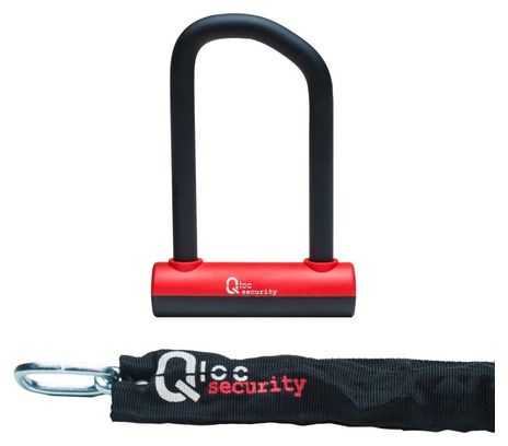 Antivol U Qloc Security 75/150mm   Chaîne 8 900mm