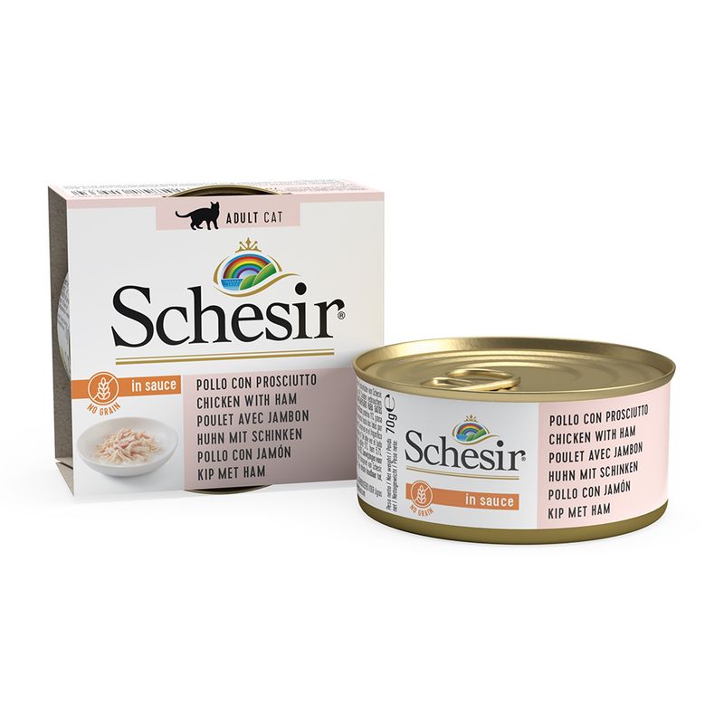 Schesir Natural en sauce 24 x 70 g