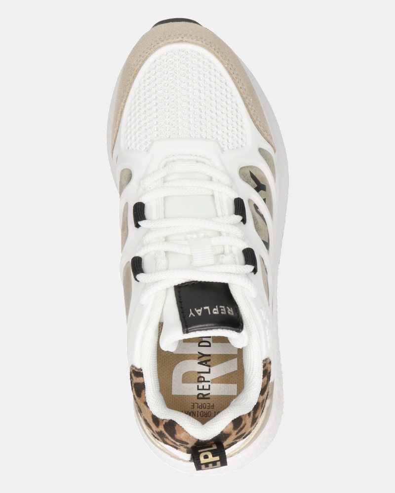 Replay Maze Jr. Lage sneakers  - beige