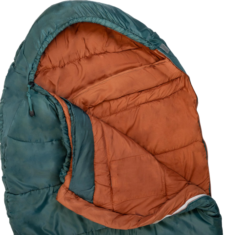 Highlander rayet 350 mummyslaapzak - green