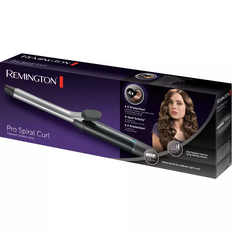 Remington Pro Spiral Curl Tong 19 mm - CI5519
