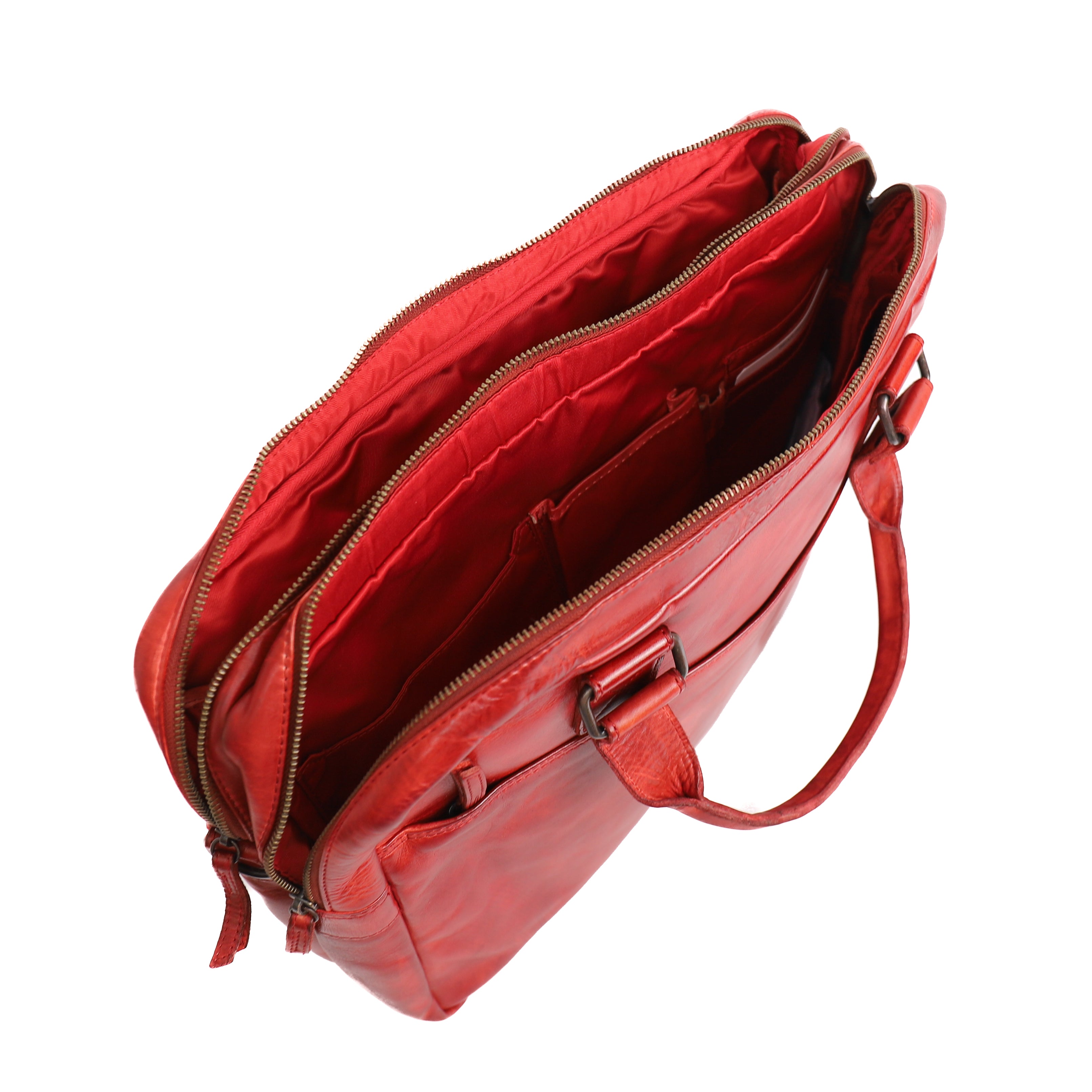 Laptoptas 'Leandro' rood Rood