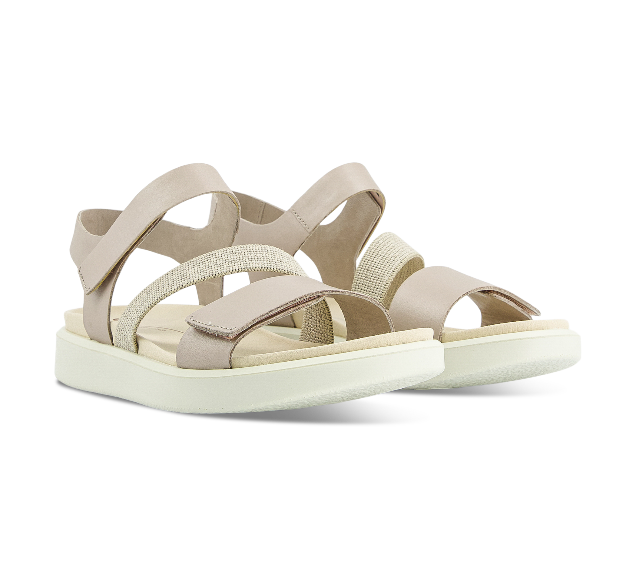 Ecco Flowt - Riemchensandalen beige/taupe