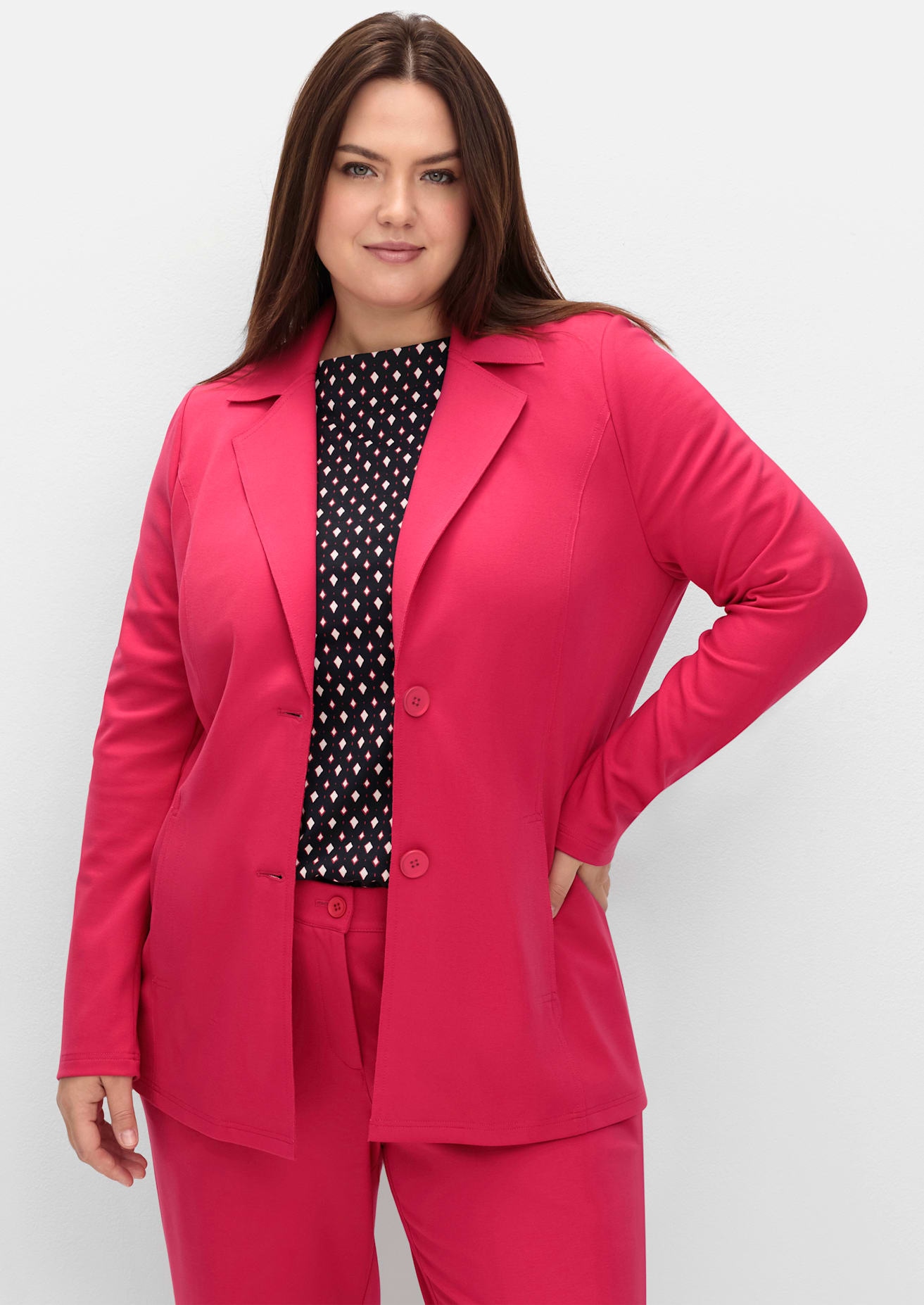 Sheego Sweatblazer »Sweatblazer«