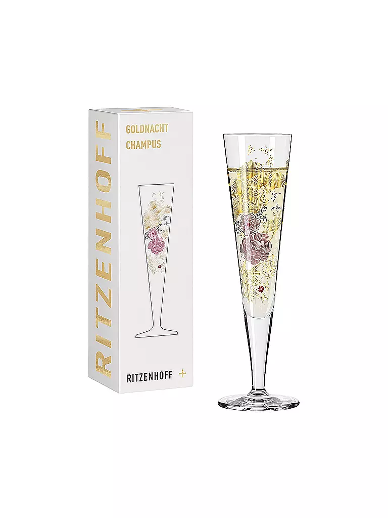 RITZENHOFF Champagnerglas Goldnacht 2022 #20  gold
