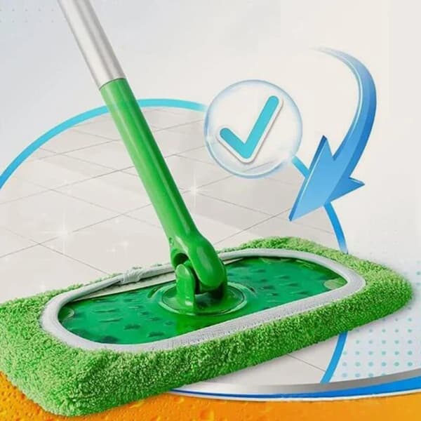 2-Pack gjenbrukbar Swiffer mikrofiberklut Grønn 25x11,5cm