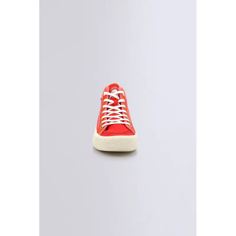 ARVEILER ROUGE ORANGE SNEAKERS HAUTES Textile Femme