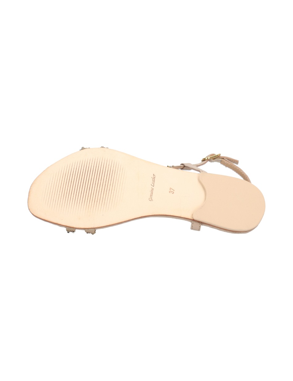 Veloursleder Sandale