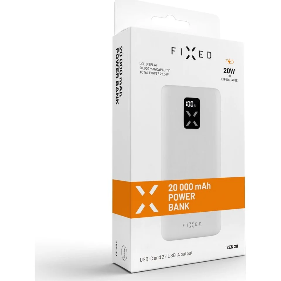 Fixed - Zen USB-C PD 20W Power Bank 20.000 mAh
