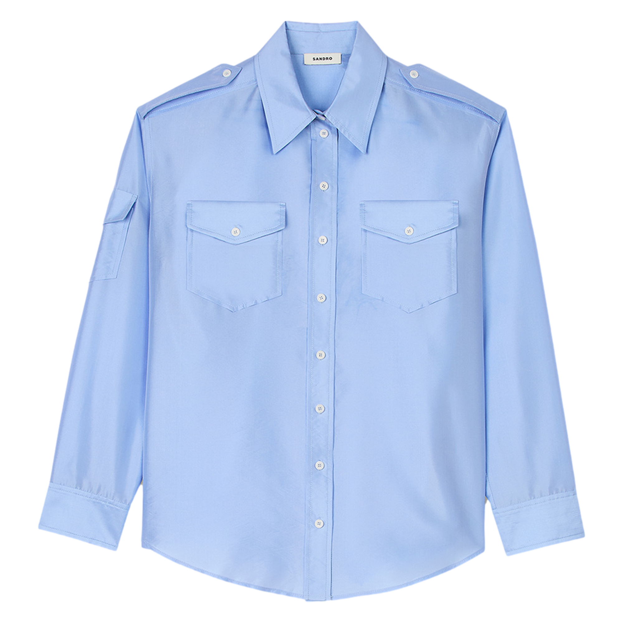 Chemise col classique | Bleu