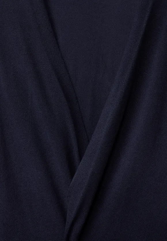 Langer Cardigan - deep blue
