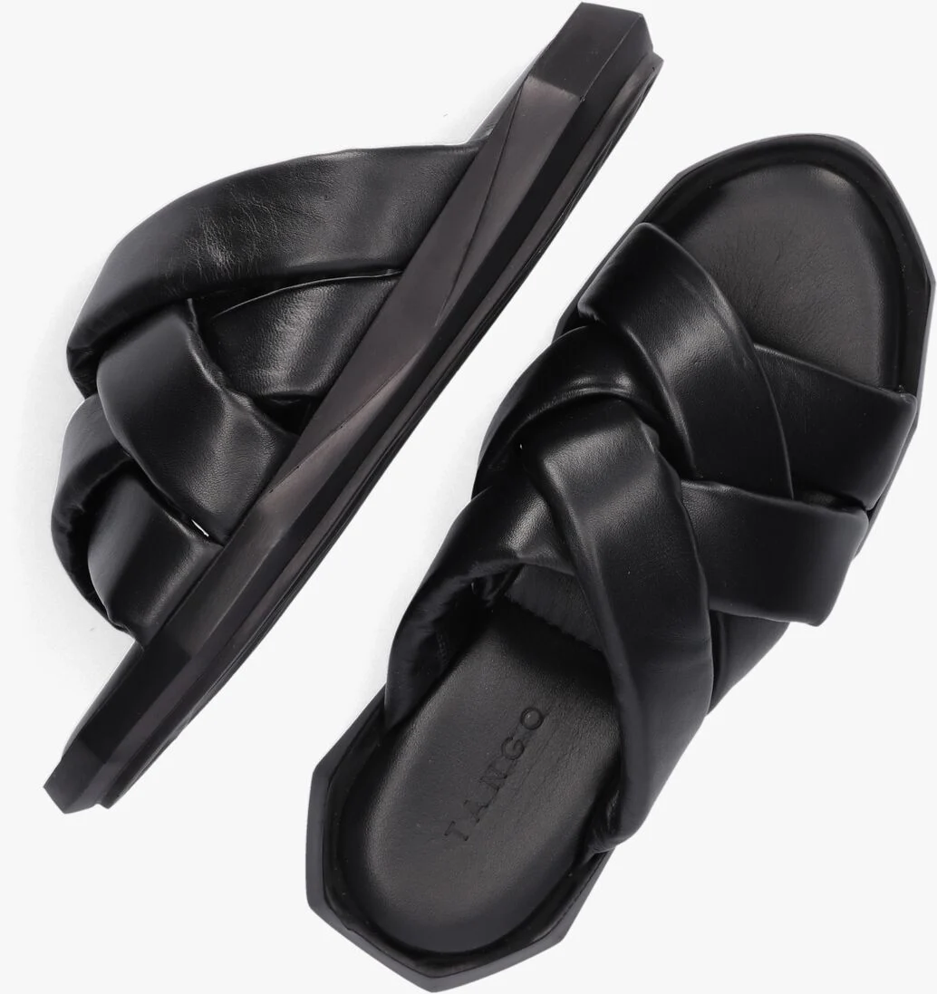 TANGO zwarte tango slippers pepper