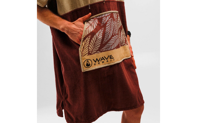 Wave Hawaii Cotton Velours Leevs Unisex Poncho