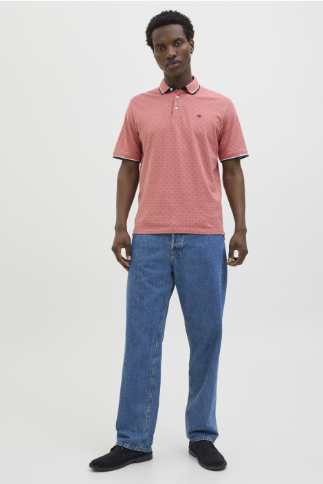Jack & Jones roze heren polo