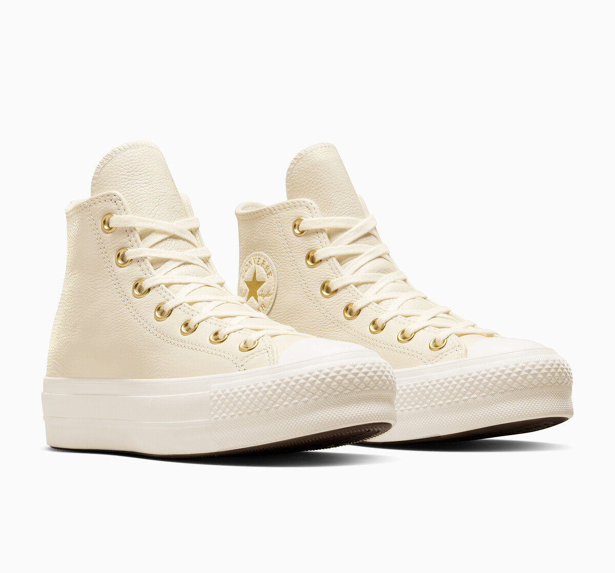 CONVERSE<br>Tênis All Star Lift Hi Mono Couro