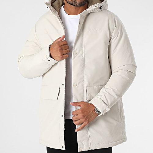 Parka Capuche Champ Beige