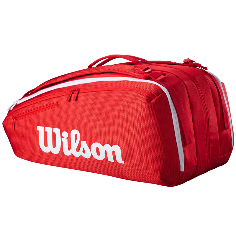 Sac de tennis Wilson 15 pack Super Tour rouge