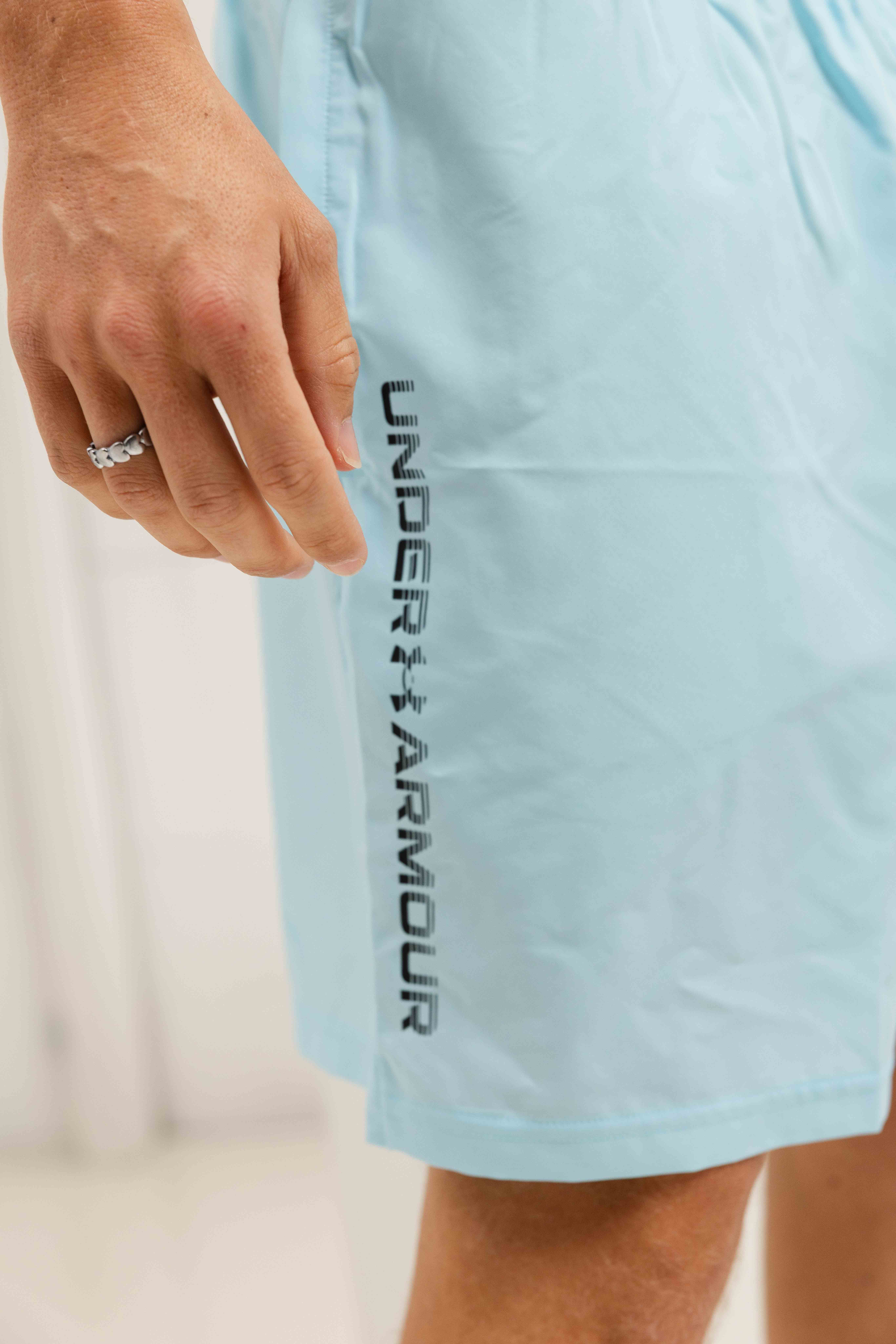 Under Armour Tech Woven Wordmark Korte Broek Heren Lichtblauw