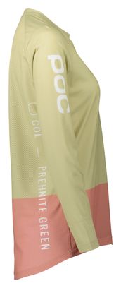 Maillot Manches Longues Femme Poc MTB Pure Rose/Vert