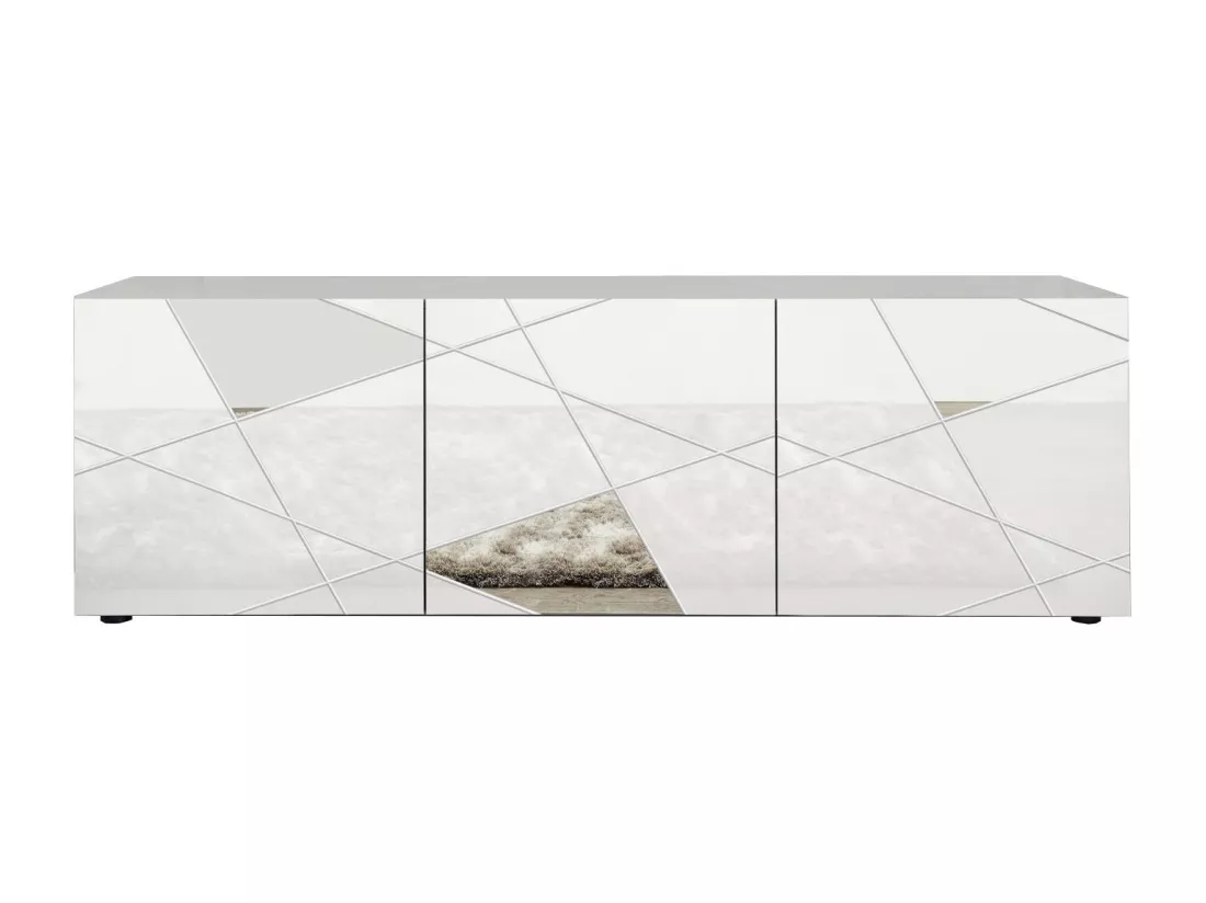 Meuble TV FLAMINIA blanc