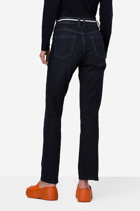 Bootcut-Jeans Tina, gerade Passform, 5-Pocket, ausgestellter Saum