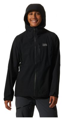 Veste Imperméable Mountain Hardwear New Stretch Ozonic Noir Femme