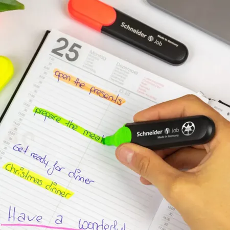 Schneider Textmarker Job, rot