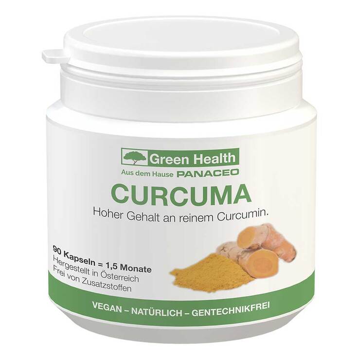 Panaceo Green Health Curcuma Kapseln, 90 St
