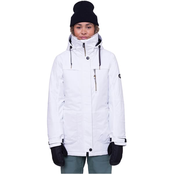 Veste snowboard 686 WMNS SPIRIT INSULATED JACKET WHITE GEO JACQUARD
