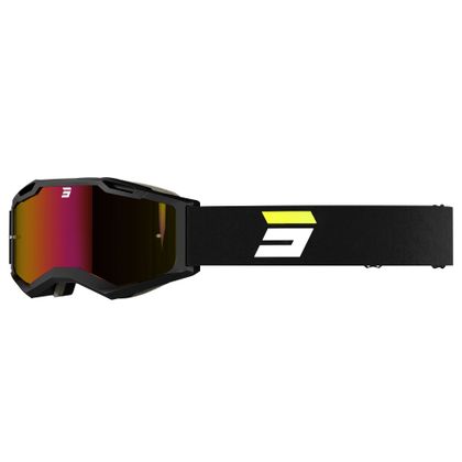 Masque cross Shot IRIS 2.0 - TECH BLACK NEON YELLOW MATT 2023 - Noir / Jaune