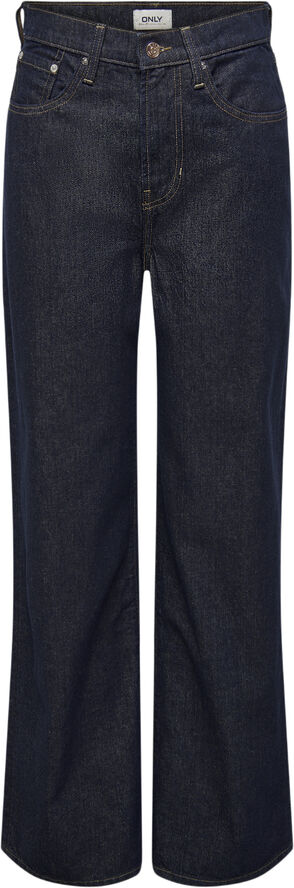 ONLY ONLHOPE LIFE EX HW WIDE DNM JEANS A Dark blue denim
