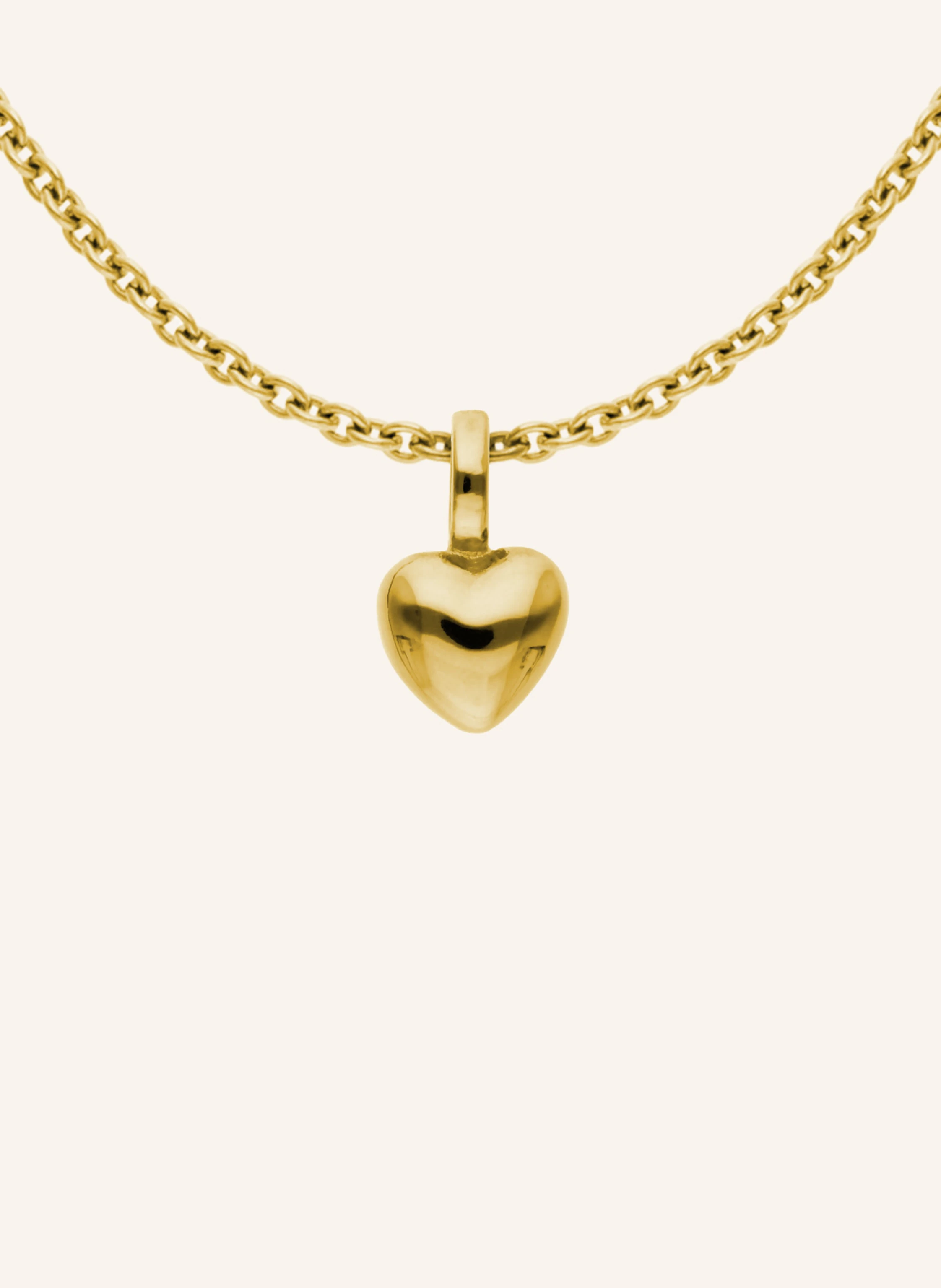 CADA Kette ROUND TINY HEART