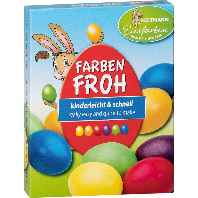 Eierfarben - Farben Froh - kinderleicht und schnell